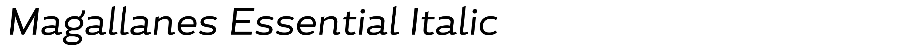 Magallanes Essential Italic